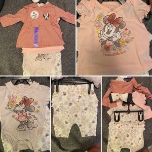 Baby girl 3months Minnie set
